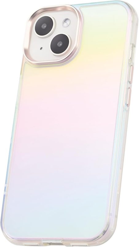 エレコム(ELECOM) iPhone 15 ハイブリッドケース オーロラ ＆me PM-A23AHVCA 2023