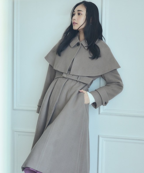 ミッシュマッシュ(MISCH MASCH) ケープカラーコート