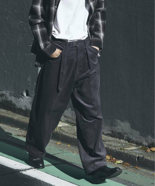 ジャーナルスタンダード(JOURNAL STANDARD) 11W コーデュロイ ベルテッドパンツ