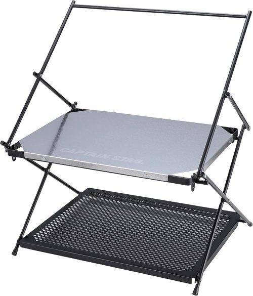 キャプテンスタッグ(CAPTAIN STAG) ステンレス ハンギングテーブル 2段 UC-586