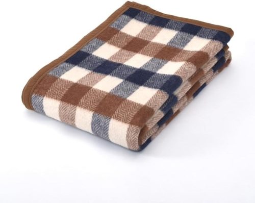 西川(nishikawa) ウール毛布 チェック柄 シングル 日本製 FQ01013009