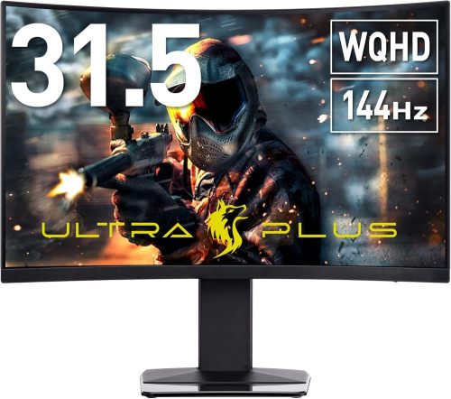 プリンストン(PRINCETON) 31.5型 144Hz WQHD 曲面パネル採用 ゲーミング液晶ディスプレイ UP-HC32C 2021