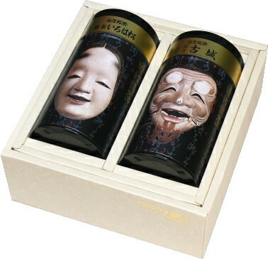 みやおえん 格式ある能面缶入り銘茶詰合せギフト