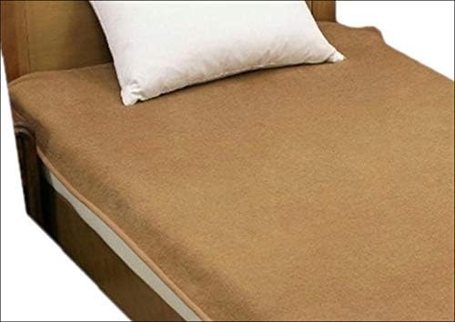 三井毛織 防虫加工 敷き毛布 プレミアム キャメル 敷き 毛布パット JU5903S