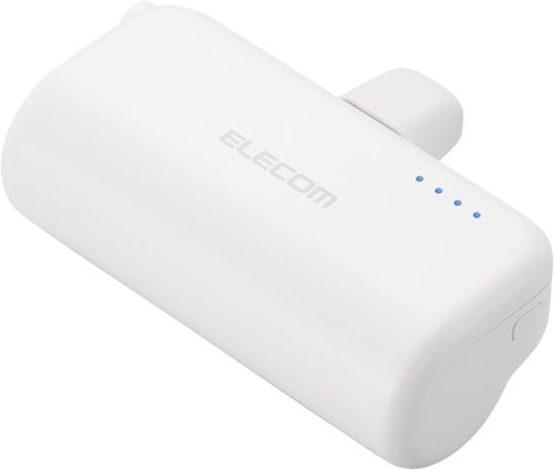 エレコム(ELECOM) 直挿しできるモバイルバッテリー USB Type-Cプラグ 5000mAh EC-C09L