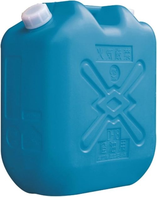 北陸土井工業 ヒシエス 灯油缶 18L ブルー