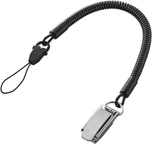 エレコム(ELECOM) スマートフォン用クリップストラップ メタル 70cm P-STCM70BK 0