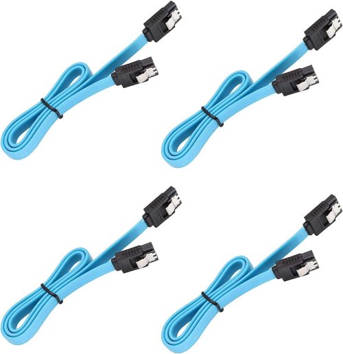 SLEIJAOOE.N SATA 3ケーブル 4本セット ストレート型