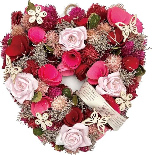 mamawreath ハートのローズリース M・Lサイズ