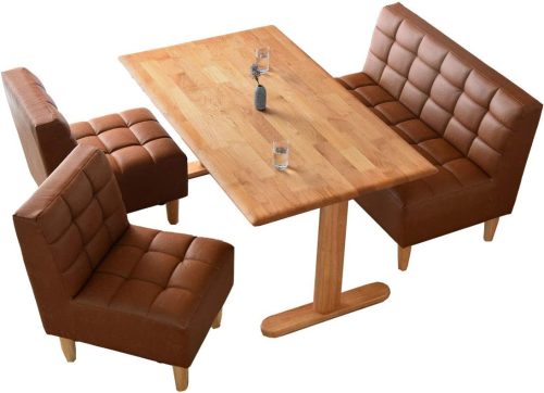 タンスのゲン 4人掛け ソファダイニング 4点セット 49100036