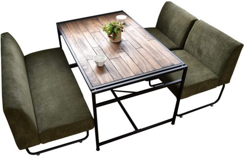 FUNFUN シード クロス ダイニング4点セット