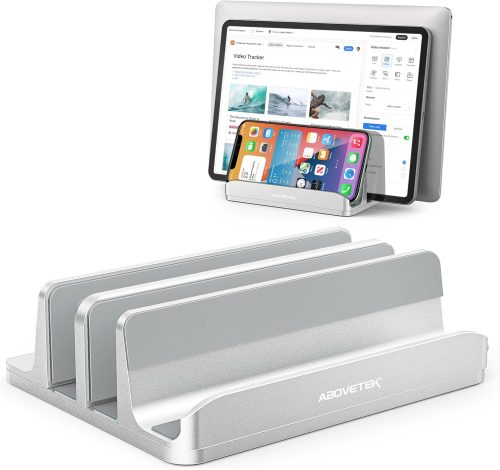 AboveTEK ノートパソコンスタンド 縦置き 3台収納 LH-21 2020