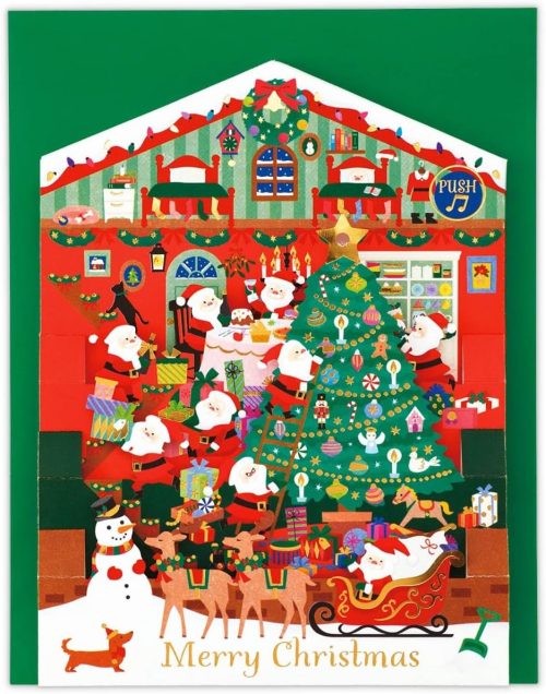 ホールマーク(Hallmark) クリスマスカード LEDクリスマスハウス 826529