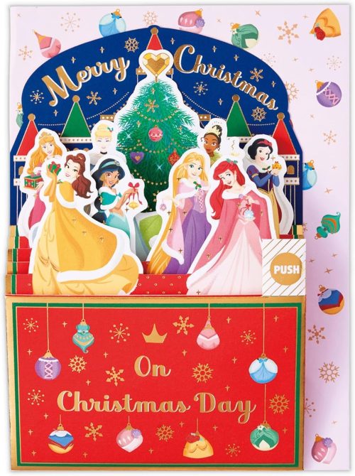 ホールマーク(Hallmark) 立体オルゴールカード ディズニープリンセス クリスマス舞踏会 828103