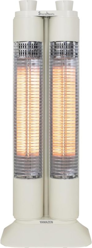 山善(YAMAZEN) ワイドレンジカーボンヒーター Shareheats 2本管 DC-ZW08 2024