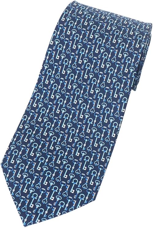 フェラガモ(FERRAGAMO) シルク ネクタイ 35 0292 ガンチーニ