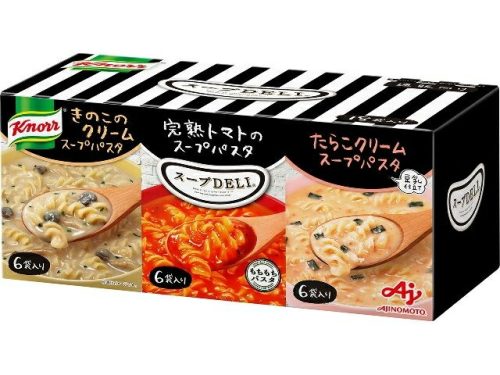 味の素 クノール スープDELI トマト きのこ たらこ18袋入り箱
