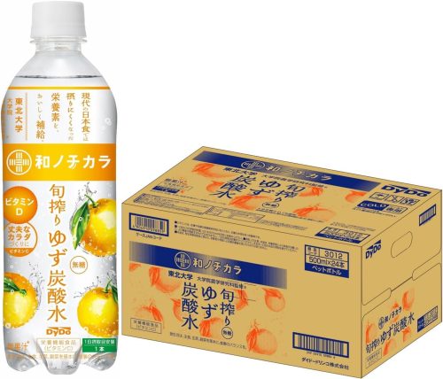 ダイドードリンコ 和ノチカラ 旬搾りゆず炭酸水