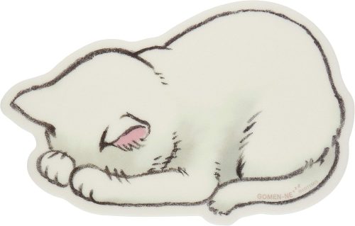 アーティミス(ARTEMIS) マウスパッド ごめん寝 白猫 GN-MOP 2017