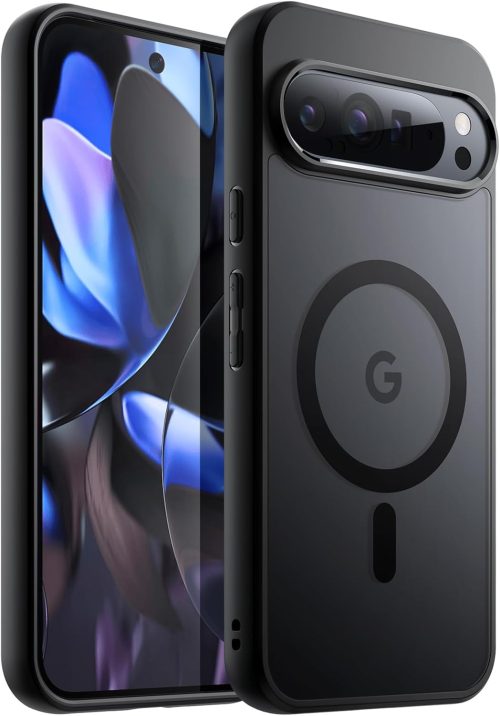 JETech Google Pixel 9/9 Pro ケース MagSafe対応 半透明マットバック