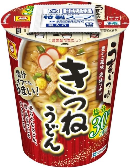 東洋水産 うまいつゆ 塩分オフ きつねうどん