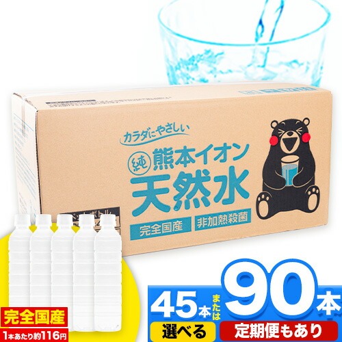 熊本県玉東町 熊本イオン純天然水 500ml×45本 12ヵ月定期便 56,500円