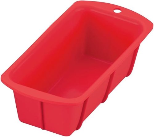 岡部洋食器製作所 シリコン パウンドケーキ型 レッド 17cm CM-03