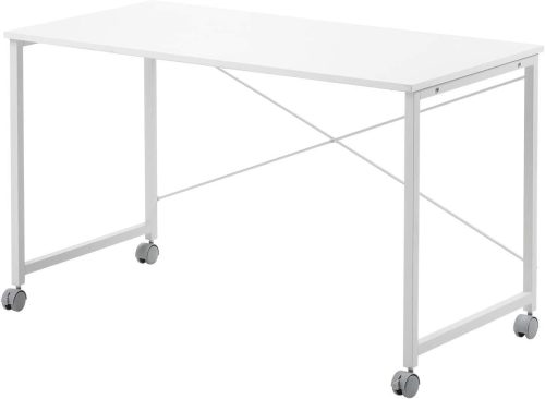 サンワサプライ(SANWA SUPPLY) シンプルワークデスク キャスター付き 横幅120cm 100-DESKF022W
