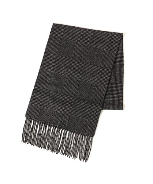 ビームス(BEAMS) カシミヤ グレンチェック マフラー