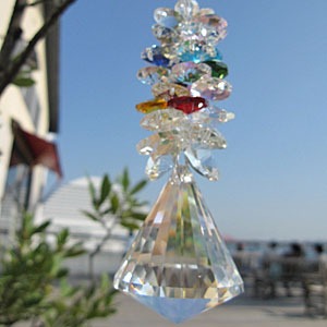 スプライト(Sprite) 40mmクリスタル サンキャッチャー プレシャス カラーベルトップ