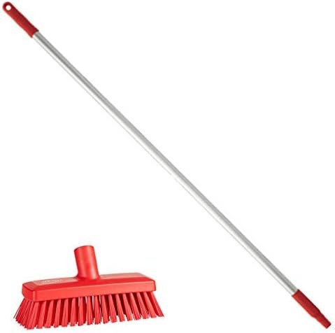 キョーワクリーン(KYOWA CLEAN) ヴァイカン コンパクトデッキブラシ ハンドル2958付き 7042S