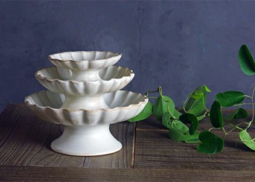 わかさま陶芸 kinari ケーキスタンド