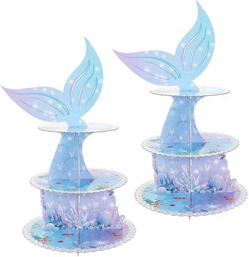 OLYCRAFT マーメイドカップケーキスタンド