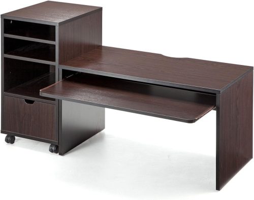 サンワサプライ(SANWA SUPPLY) パソコンデスク ロータイプ キャビネット付き 100-DESKL001