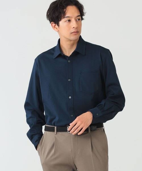 ビームスハート(BEAMS HEART) ライトポンチ ジャージ ソリッド シャツ