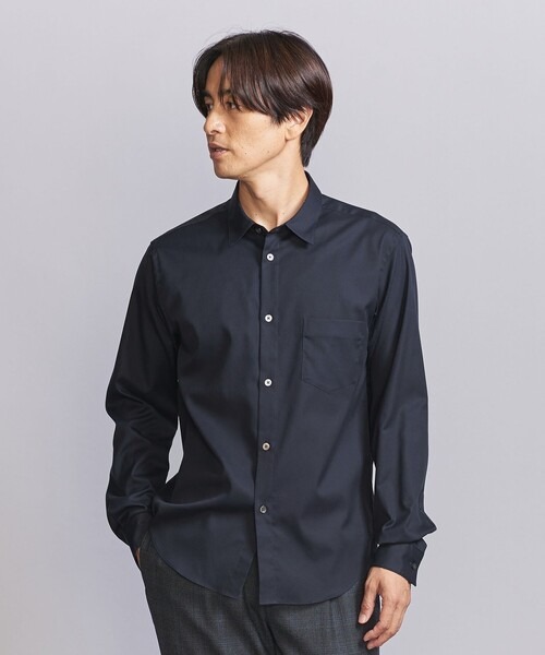 ビューティアンドユース ユナイテッドアローズ(BEAUTY&YOUTH UNITED ARROWS) クリア オックスフォード レギュラー シャツ