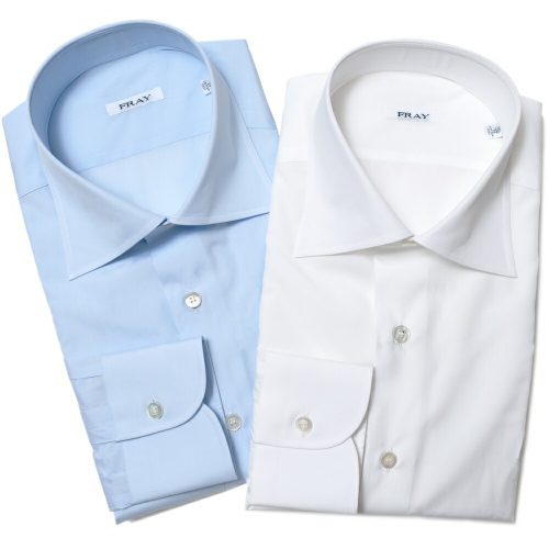 フライ(FRAY) BYRON CARLO RIVA コットンブロードセミワイドカラーシャツ