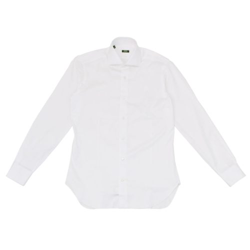 バルバ(BARBA) セミワイドスプリットカラー コットンブロード ドレスシャツ