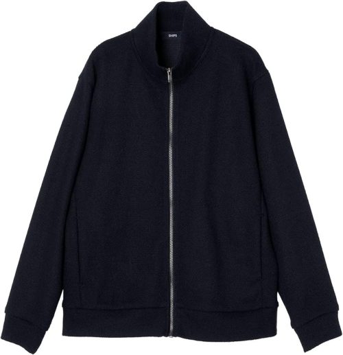 シップス(SHIPS) ウール ポリエステル ループ ドライバーズ ニット