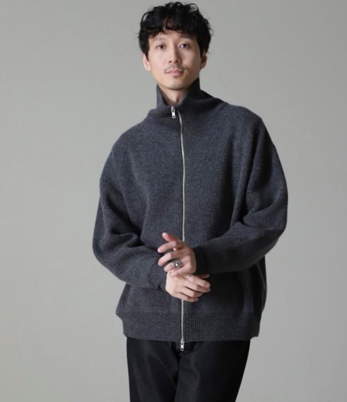 ナノ・ユニバース(nano・universe) AQUA ウールカシミヤドライバーズニット