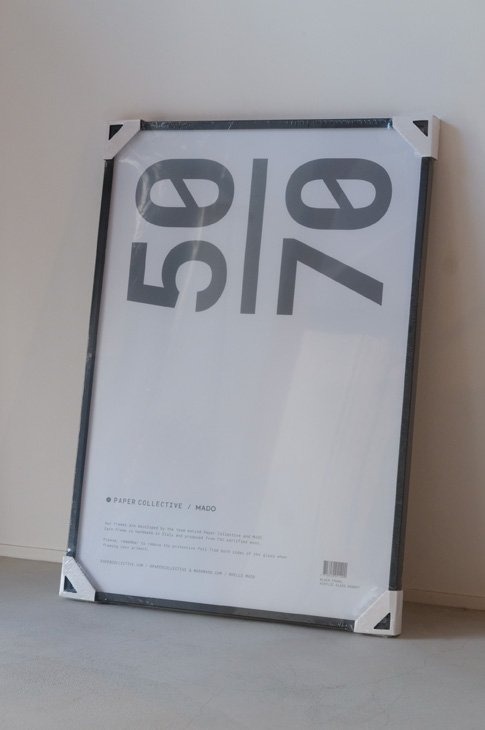 ペーパーコレクティブ(PAPER COLLECTIVE) MADO ポスターフレーム timber black