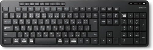 エレコム(ELECOM) Bluetooth静音フルキーボード TK-FFBM03SK 2022