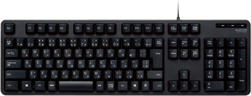 エレコム(ELECOM) 有線フルキーボード TK-FCM104X 2019