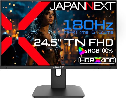 JAPANNEXT ゲーミングモニター 24.5 JN-245GT180FHDR 2024