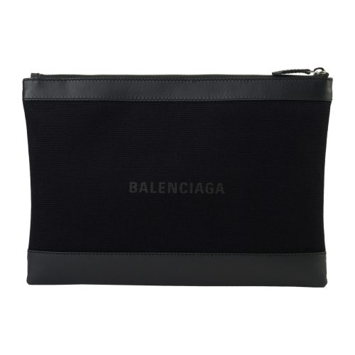 バレンシアガ(BALENCIAGA) クラッチバッグ ネイビークリップ