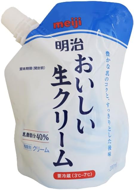 明治(Meiji) おいしい生クリーム