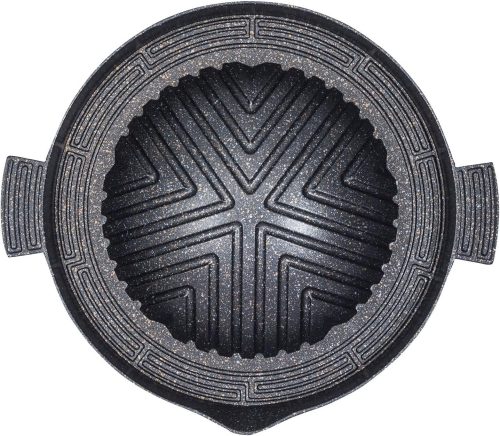 ベストコ(Bestco) カロリーオフ マーブルダイヤモンドコート ジンギスカンプレート ND-4860