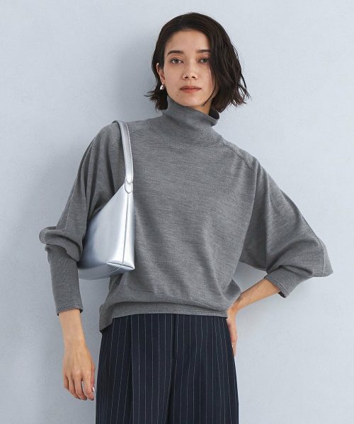 ユナイテッドアローズ グリーンレーベルリラクシング(UNITED ARROWS green label relaxing) EVERY エブリィ ニット タートルネック ウォッシャブル