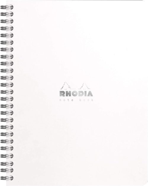 ロディア(Rhodia) ダブルリングノート ホワイト A5 方眼