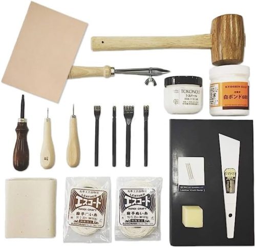 10cube Leathermart レザークラフト 工具 18点セット コンプリートキット
